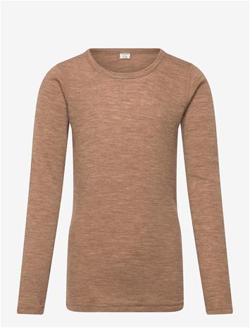 CELAVI Blouse Ls - Solid - COCOA CREME - 120