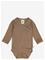 MÜSLI Rib L/S Body - WALNUT - 50 – kuva 2