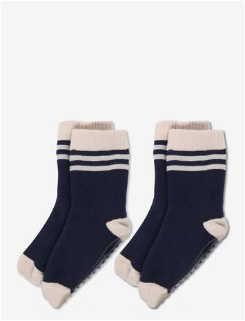 MP DENMARK Norman Socks - Anti-Slip - NAVY - 19/21