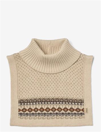 WHEAT Jacquard Neckwarmer Stoffe - BROWN - One Size