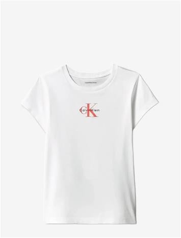 CALVIN KLEIN Micro Monogram Top - WHITE 11-0601 TCX - 128