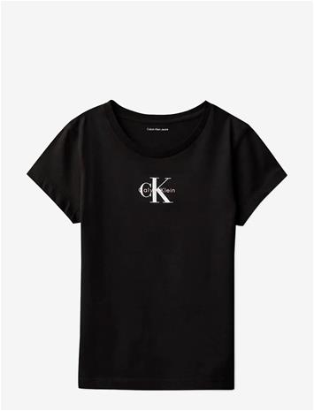 CALVIN KLEIN Micro Monogram Top - 1716 BLACK - 140