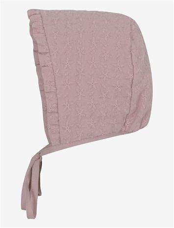 MP DENMARK Flora Baby Bonnet - ROSE GREY - 39 – kuva 2/2