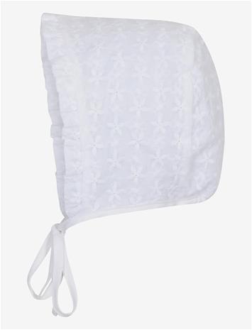 MP DENMARK Flora Baby Bonnet - WHITE - 47