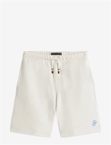 TOMMY HILFIGER Th Script Jersey Twill Short - ECRU - 128