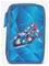 Beckmann Norway Three Section Pencil Case With Content, Blue Lightning - Blue - ONE SIZE – kuva 4