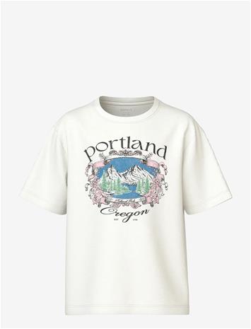 NAME IT Nkfolisa Ss Nreg Top - CLOUD DANCER - 116