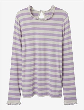 NAME IT Nkfprakula Ls Slim Top - LAVENDULA - 122-128
