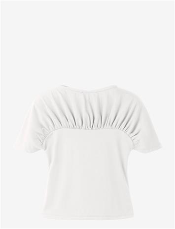 NAME IT Nkfnalia Ss Top - CLOUD DANCER - 146-152