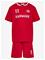 NAME IT Nknhiteam Short Set - TRUE RED - 146-152 – kuva 2
