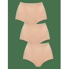 MISSYA Seamless Maxi 3-Pack - NUDE - XL