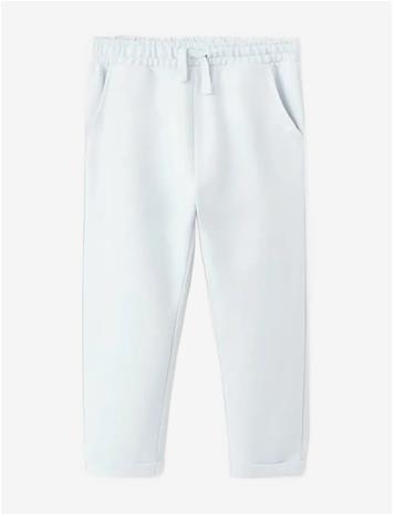 MANGO Cotton Drawstring Joggers - LT-PASTEL BLUE - 98