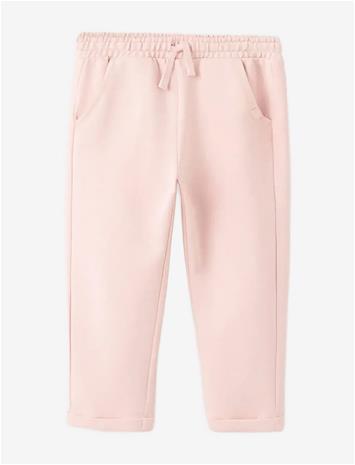 MANGO Cotton Drawstring Joggers - PINK - 98