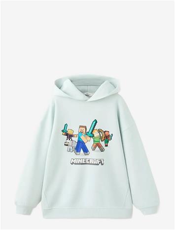 MANGO Minecraft Sweatshirt - TURQUOISE - AQUA - 152