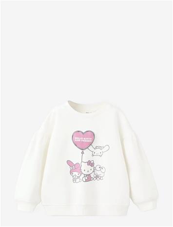 MANGO Hello Kitty Sweatshirt - NATURAL WHITE - 116