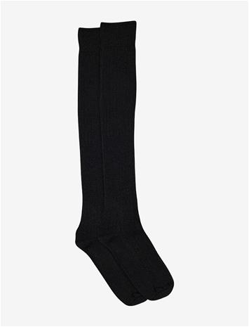 MP DENMARK Megan Knee Socks - BLACK - 40/42