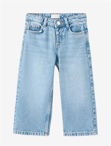 MANGO Wide Leg Long Jeans - OPEN BLUE - 98 – kuva 2/2