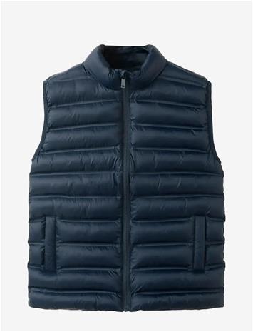 MANGO Quilted Gilet - NAVY - 116