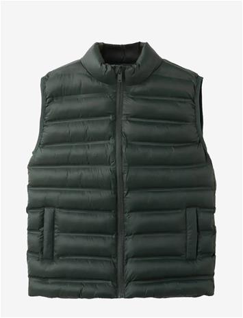 MANGO Quilted Gilet - BEIGE - KHAKI - 116