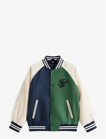 Tommy Hilfiger Th Script Graphic Bomber Jacket - Multi/patterned - 176