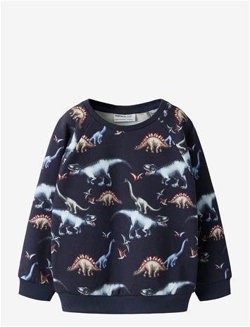 NAME IT Nmmbertil Ls Nreg Sweat Bru - NAVY BLAZER - 92 – kuva 2/2