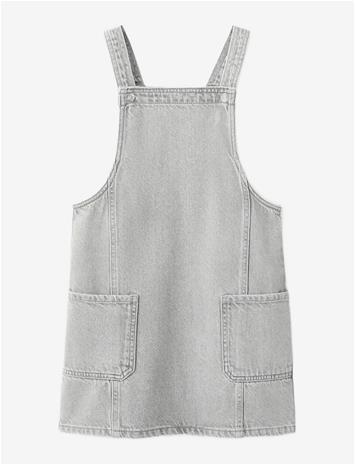 MANGO Denim Pinafore - OPEN GREY - 146 – kuva 2/2