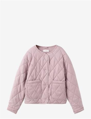 MANGO Padded Lyocell Jacket - PINK - 146