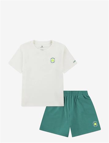CONVERSE Knit Short Set - LIZARD BREATH - 92/98