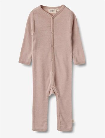 WHEAT Wool Jumpsuit Dusty - DRY ROSE - 80