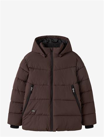 NAME IT Nkmmelvin Puffer Jacket - SEAL BROWN - 128 – kuva 2/2