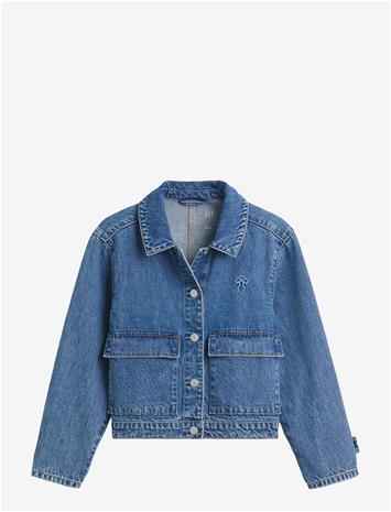 GAP Kids Denim Patch Pocket Jacket - MEDIUM WASH - 164/176 – kuva 2/2