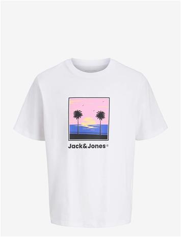 JACK & JONES Jjperry Tee Ss Crew Neck Mni - BRIGHT WHITE - 104 – kuva 2/2