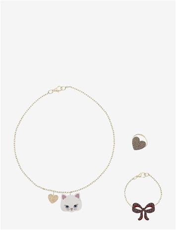 MIMI & LULA Jewellery Set - Kittybow - MULTI - One Size – kuva 2/2