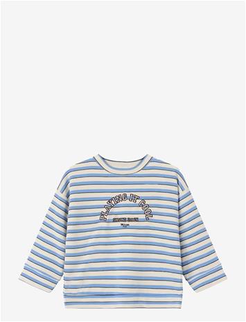 Fliink Alvin Stripe Sweatshirt - Blue - 122