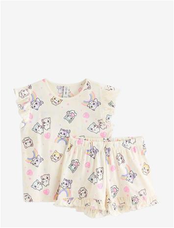 LINDEX Pyjama Set - WHITE - 92