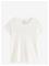 LINDEX Ribbed Top - LIGHT DUSTY WHITE - 98 – kuva 2