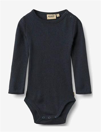 WHEAT Wool Body L/S Lucca - NAVY - 68