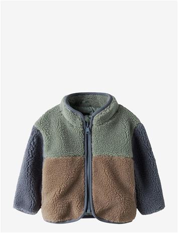 NAME IT Nbmmimba Sherpa Jacket - CHINOIS GREEN - 74