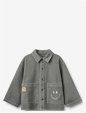 WHEAT Overshirt Cole Stitch - THUNDER SKY - 140 – kuva 2/2
