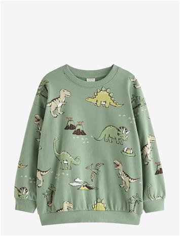 LINDEX Sweatshirt With Brushed Inside - LIGHT KHAKI - 116