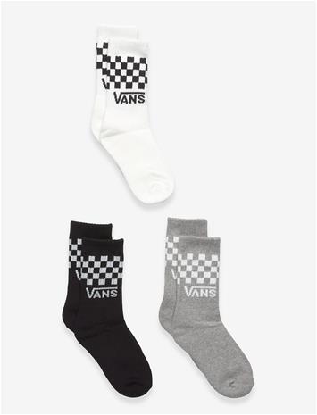 VANS Classic Check Crew - BLACK/WHITE - XXS