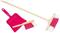 Goki Broom Dustpan & Tin Pink – kuva 2