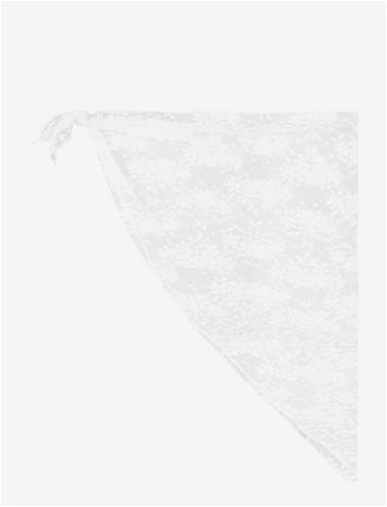 LMTD Nlfslace Light Scarf - White - ONE SIZE