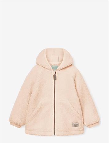 MINI A TURE Matliff Teddyfleece Jacket. Grs - SHELL ROSE - 9M/74