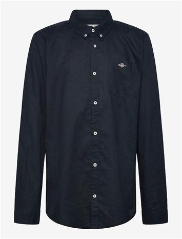GANT KIDS Shield Linen Blend Shirt - EVENING BLUE - 164
