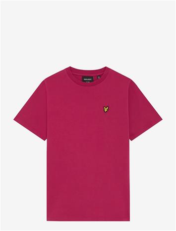 LYLE & SCOTT Plain T-Shirt - E46 CRANBERRY - 128-134 – kuva 2/2