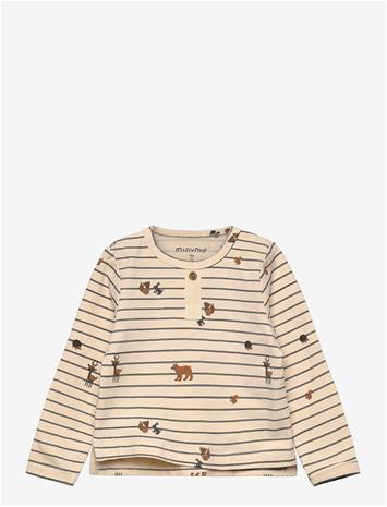 MINYMO T-Shirt Ls Aop - SANDSHELL - 50