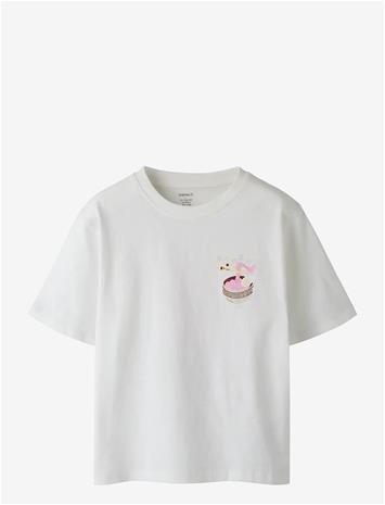 NAME IT Nkfdira Ss Nreg Top - CLOUD DANCER - 116