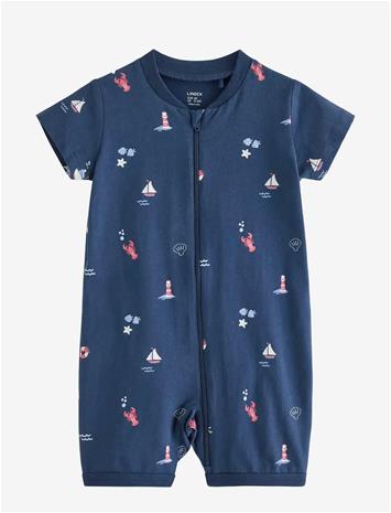 LINDEX Pyjama Romper - DARK BLUE - 104 – kuva 2/2