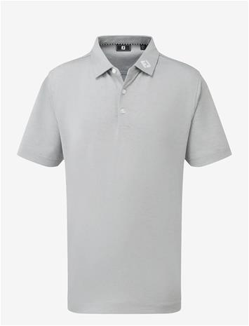 FOOTJOY Stretch Pique Solid - HEATHER GREY - S